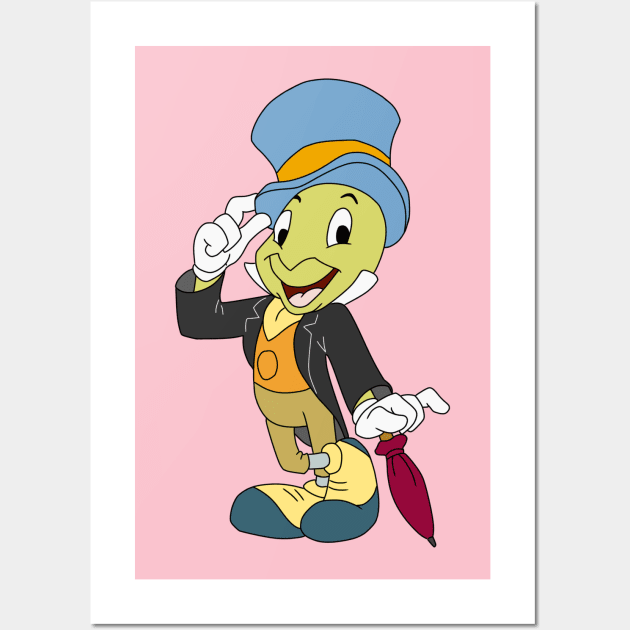 Jiminy Cricket Wall Art by Megan Olivia